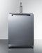 Summit Commercial Outdoor Beer Dispensers 24 Inch Built-In Outdoor Kegerator with 6.04 Cu.Ft. Storage Capacity