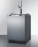 Summit Commercial Outdoor Coffee Kegerators 24 Inch Built-In Outdoor Coffee Kegerator with Nitro-Infused Coffee Dispenser, 6.04 Cu.Ft. Storage Capacity, Weatherproof Design