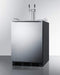 Summit Commercial Undercounter, ADA Beer Dispenser 24" Wide Built-In Kegerator, ADA Compliant