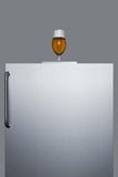 Summit Commercial Undercounter, ADA Beer Dispenser 24" Wide Built-In Kegerator, ADA Compliant