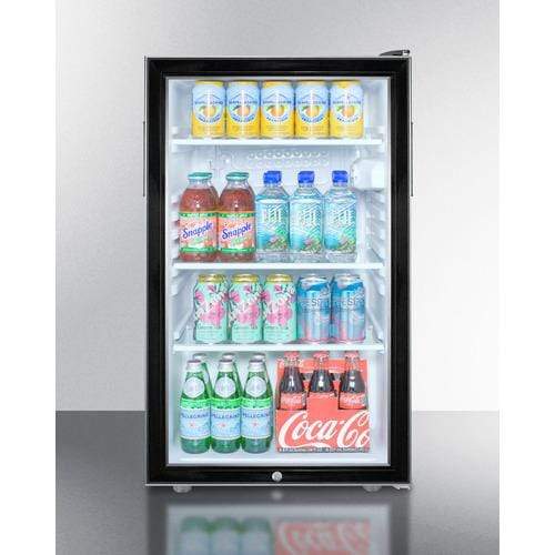 Summit Commercial Undercounter, ADA Beverage Center 20" Wide Built-In All-Refrigerator, ADA Compliant
