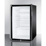 Summit Commercial Undercounter, ADA Beverage Center 20" Wide Built-In All-Refrigerator, ADA Compliant