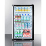 Summit Commercial Undercounter, ADA Beverage Center 20" Wide Built-In All-Refrigerator, ADA Compliant