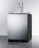 Summit Commercial Undercounter, ADA Coffee Kegerators 24" Wide Built-In Coffee Kegerator, ADA Compliant