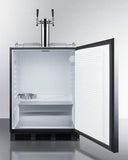 Summit Commercial Undercounter, ADA Coffee Kegerators 24" Wide Built-In Coffee Kegerator, ADA Compliant