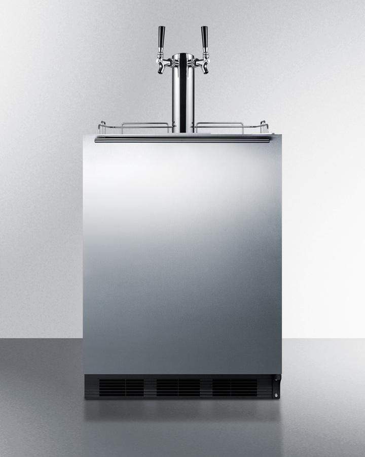 Summit Commercial Undercounter, ADA Coffee Kegerators 24" Wide Built-In Coffee Kegerator, ADA Compliant