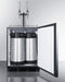Summit Commercial Undercounter, ADA Coffee Kegerators 24" Wide Built-In Coffee Kegerator, ADA Compliant