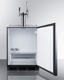 Summit Commercial Undercounter, ADA Coffee Kegerators 24" Wide Built-In Coffee Kegerator, ADA Compliant
