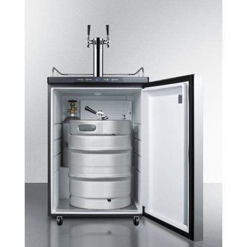Summit Commercial Undercounter Beer Dispensers 24" Wide Built-In Kegerator