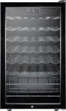 Summit Commercial Undercounter Wine Cellars 20 Inch Built-in Commercial Wine Cellar with 40 Bottle Capacity, ADA-Compliant Height, 6 Scalloped Shelves, 2 Flat Shelves, Automatic Defrost, Interior Lighting and Reversible Door Hinge: Long Towel Bar Handle