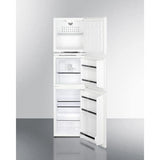 Summit Refrigerator-Freezer 19" Wide Allergy-Free Refrigerator/General Purpose Refrigerator-Freezer Combination