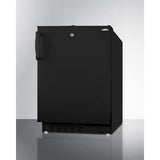 Summit Refrigerator-Freezer 20" 2.68 cu. ft. Black Built In Refrigerator - ADA Compliant