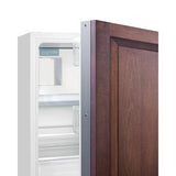 Summit Refrigerator-Freezer 20" 2.68 cu. ft. Custom Panel Built In Refrigerator - ADA Compliant