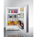 Summit Refrigerator-Freezer 20" 2.68 cu. ft. Custom Panel Built In Refrigerator - ADA Compliant