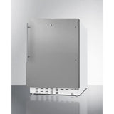 Summit Refrigerator-Freezer 20" 2.68 cu. ft. Stainless Steel Built In Refrigerator - ADA Compliant