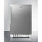 Summit Refrigerator-Freezer 20" 2.68 cu. ft. Stainless Steel Built In Refrigerator - ADA Compliant