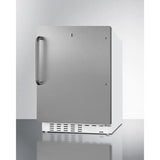 Summit Refrigerator-Freezer 20" 2.68 cu. ft. Stainless Steel Built In Refrigerator - ADA Compliant