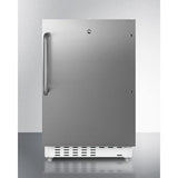 Summit Refrigerator-Freezer 20" 2.68 cu. ft. Stainless Steel Built In Refrigerator - ADA Compliant