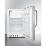 Summit Refrigerator-Freezer 20" 2.68 cu. ft. Stainless Steel Built In Refrigerator - ADA Compliant