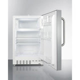 Summit Refrigerator-Freezer 20" 2.68 cu. ft. Stainless Steel Built In Refrigerator - ADA Compliant