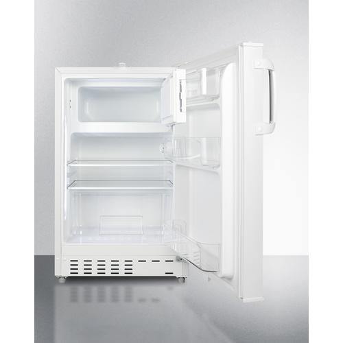 Summit Refrigerator-Freezer 20" 2.69 cu. ft. White Built-In Compact Refrigerator - ADA Compliant