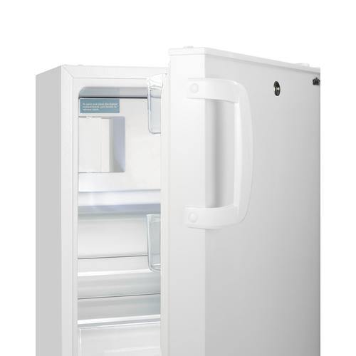 Summit Refrigerator-Freezer 20" 2.69 cu. ft. White Built-In Compact Refrigerator - ADA Compliant