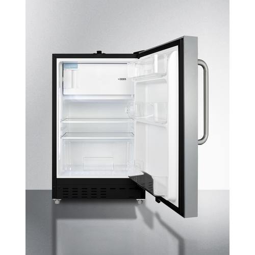 Summit Refrigerator-Freezer 20" Wide Built-in Refrigerator-Freezer, ADA Compliant