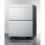 Summit Refrigerator-Freezer 24" Wide 2-Drawer Refrigerator-Freezer