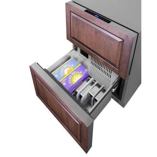 Summit Refrigerator-Freezer 24" Wide 2-Drawer Refrigerator-Freezer