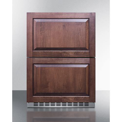 Summit Refrigerator-Freezer 24" Wide 2-Drawer Refrigerator-Freezer