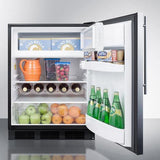 Summit Refrigerator-Freezer 24" Wide Built-In Refrigerator-Freezer