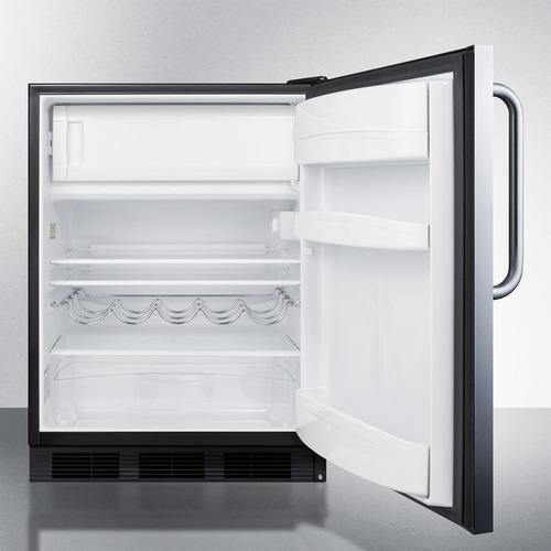 Summit Refrigerator-Freezer 24" Wide Built-In Refrigerator-Freezer