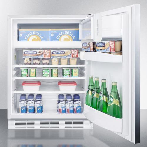 Summit Refrigerator-Freezer 24" Wide Refrigerator-Freezer, ADA Compliant