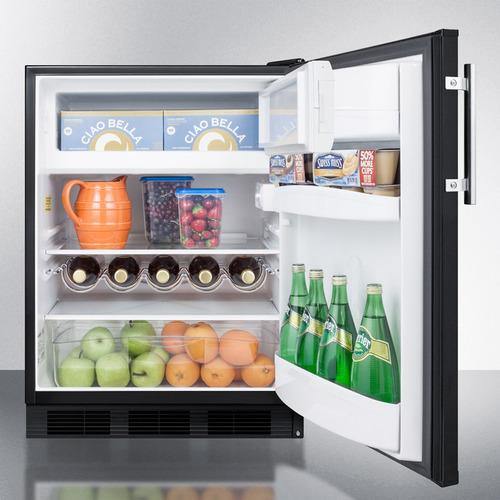 Summit Refrigerator-Freezer 24" Wide Refrigerator-Freezer, ADA Compliant