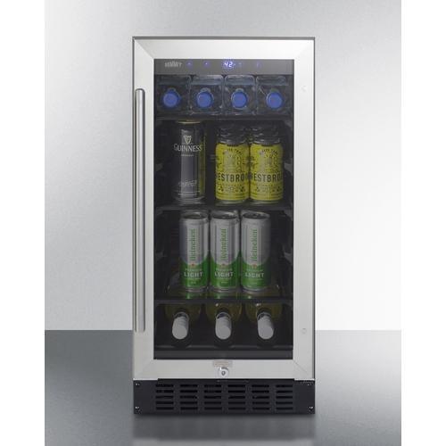 SUMMIT Undercounter, ADA Beverage Center 15" Wide Built-In Beverage Center, ADA Compliantd