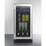 SUMMIT Undercounter, ADA Beverage Center 15" Wide Built-In Beverage Center, ADA Compliantd