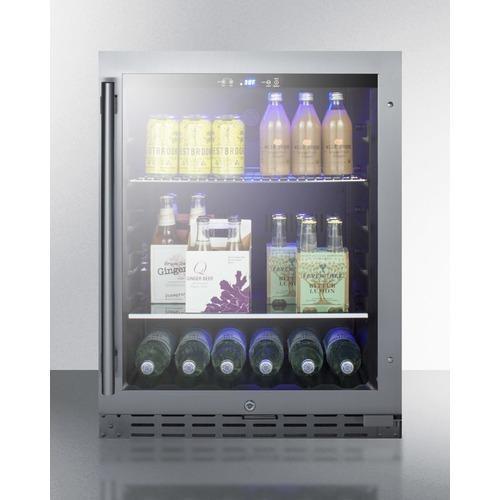 Summit Undercounter, ADA Beverage Center 24" Wide Built-In Beverage Cooler, ADA Compliant