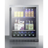 Summit Undercounter, ADA Beverage Center 24" Wide Built-In Beverage Cooler, ADA Compliant