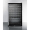 Summit Undercounter Wine Cellars 20 Inch Built-in Wine Cellar with 40 Bottle Capacity, 6 Scalloped Shelves, 2 Flat Shelves, Automatic Defrost, Interior Lighting and Reversible Door Hinge: Long Towel Bar HandleSWC525LBISH