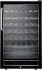Summit Undercounter Wine Cellars 20 Inch Built-in Wine Cellar with 40 Bottle Capacity, ADA-Compliant Height, 6 Scalloped Shelves, 2 Flat Shelves, Automatic Defrost, Interior Lighting and Reversible Door Hinge: Short Towel Bar Handle