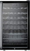 Summit Undercounter Wine Cellars 20 Inch Built-in Wine Cellar with 40 Bottle Capacity, ADA-Compliant Height, 6 Scalloped Shelves, 2 Flat Shelves, Automatic Defrost, Interior Lighting and Reversible Door Hinge: Long Towel Bar Handle