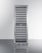 Summit Wine Cellars Summit SWCP2163CSSLHD 24" Dual Zone Wine Cellar with 163 Bottle Capacity Double Pane Tempered Glass Door Digital Thermostats and Full-Extension Wire Shelving in Stainless Steel
