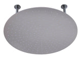ALFI Brand - 24" Round Brushed Solid Stainless Steel Ultra Thin Rain Shower Head | RAIN24R-BSS