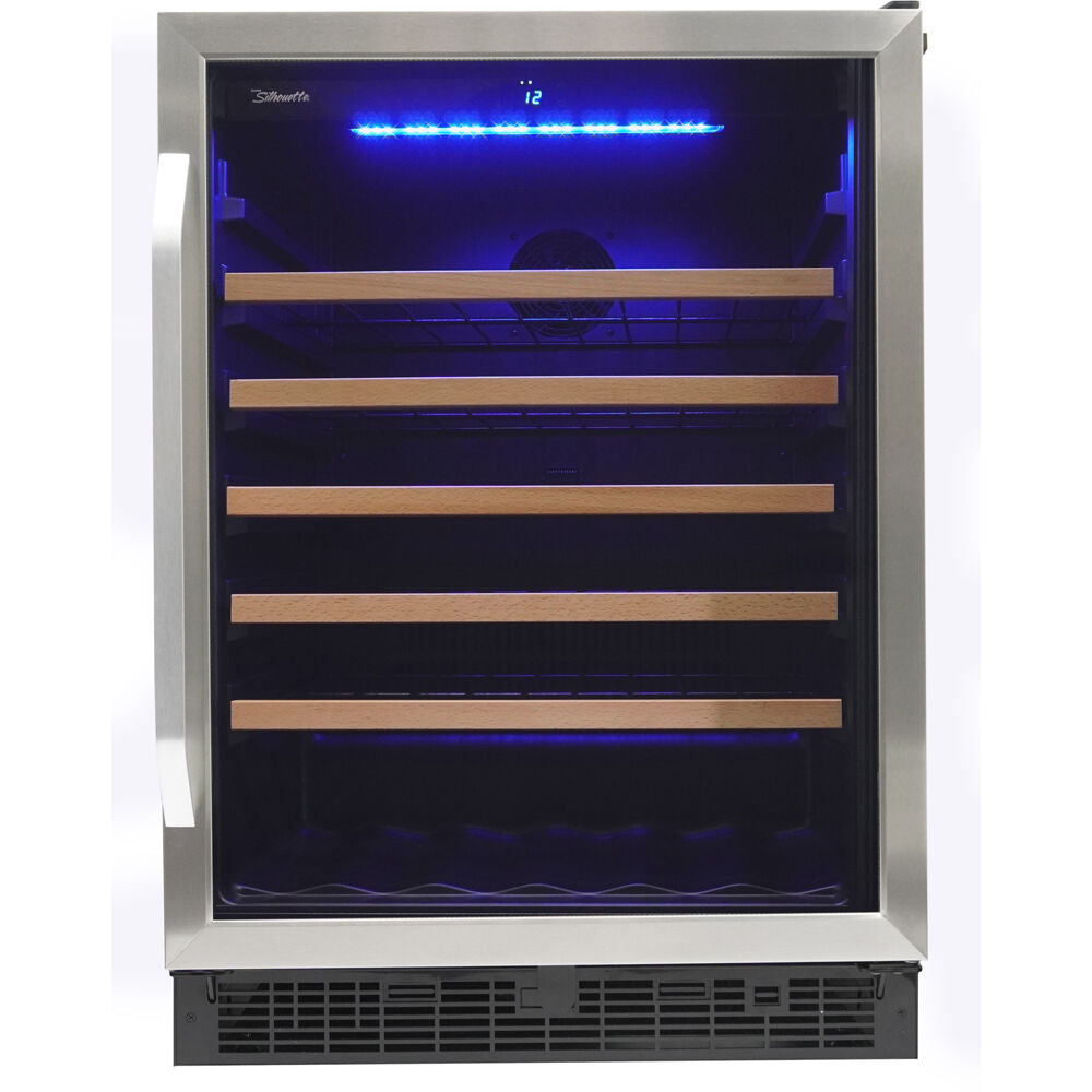 Danby - 50 Wine Bottle Wine Cooler, Capacitive Touch Controls, Pro Style Handle
