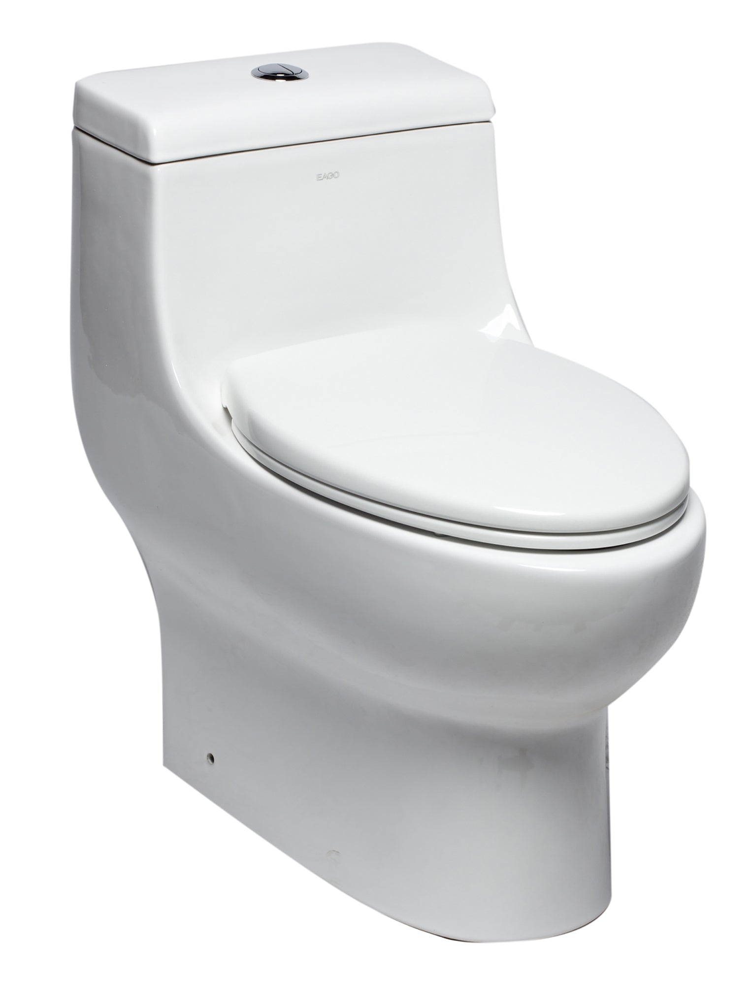 EAGO - Dual Flush One Piece Elongated Ceramic Toilet | TB358