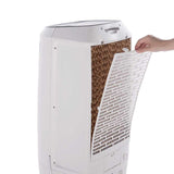Honeywell - 588 CFM Indoor Evaporative Air Cooler (Swamp Cooler) with Remote Control in White
