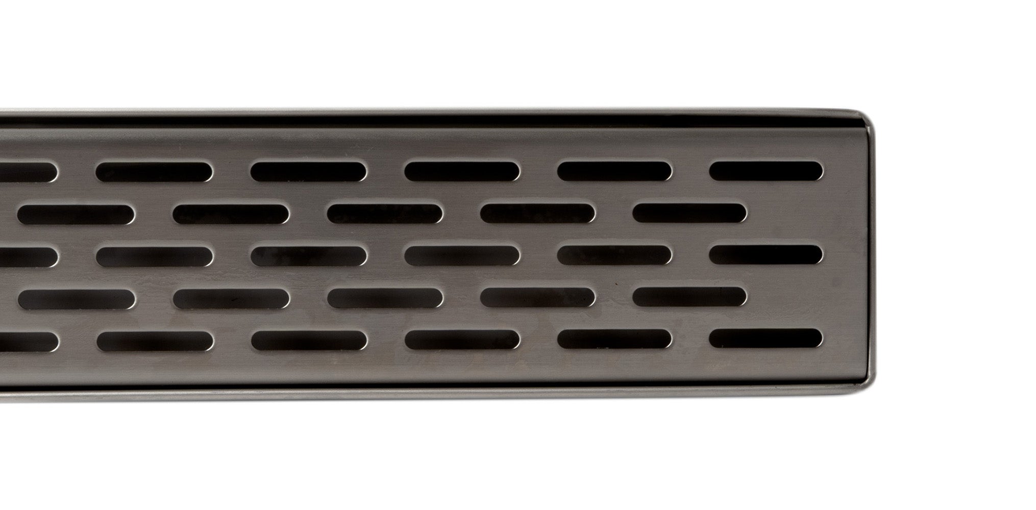 ALFI Brand - 47" Stainless Steel Linear Shower Drain with Groove Holes | ABLD47C-BSS