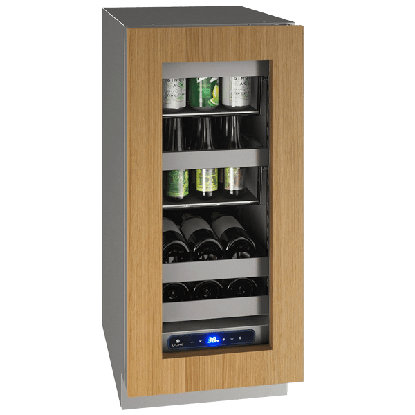 U-Line Beverage Centers Built in and Free Standing U-Line | Beverage Center 15" Reversible Hinge Stainless Frame 115v | 5 Class | UHBV515-SG01A