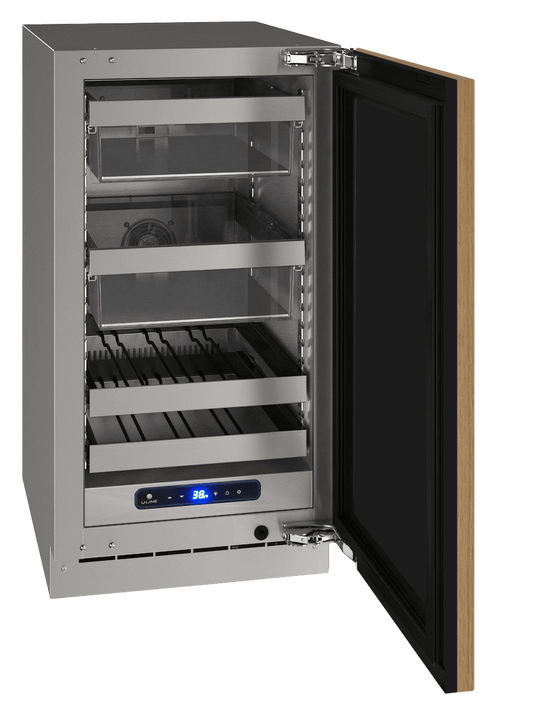 U-Line Beverage Centers Built in and Free Standing U-Line | Beverage Center 18" Reversible Hinge Integrated Solid 115v | 5 Class | UHBV518-IS01A