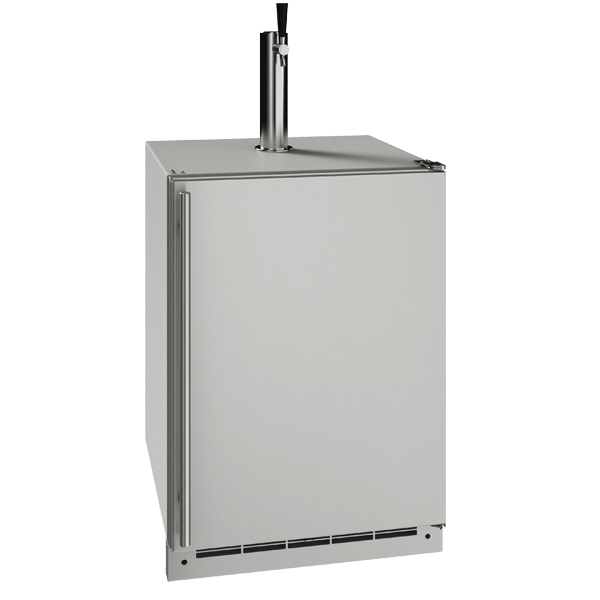 U-Line Outdoor Rated Kegerators U-Line | Outdoor Solid Keg/Ref 24" Reversible Hinge Stainless Solid 115v | Outdoor Collection | UOKR124-SS01A